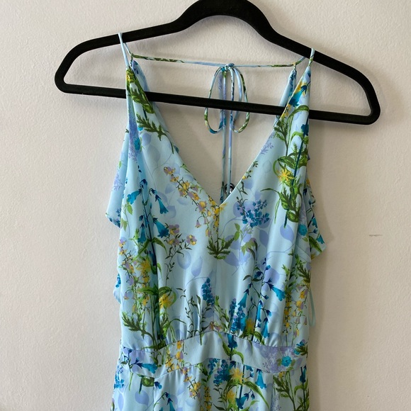 Adelyn Rae Floral Ruffle Back Midi Dress - Picture 5 of 13